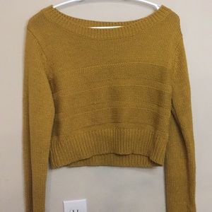 Light Brown/Mustard Wool Sweater